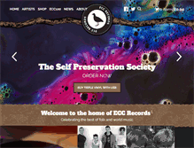 Tablet Screenshot of eccrecords.co.uk